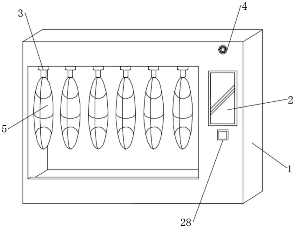 A shared basketball system based on an offline basketball court and its application method