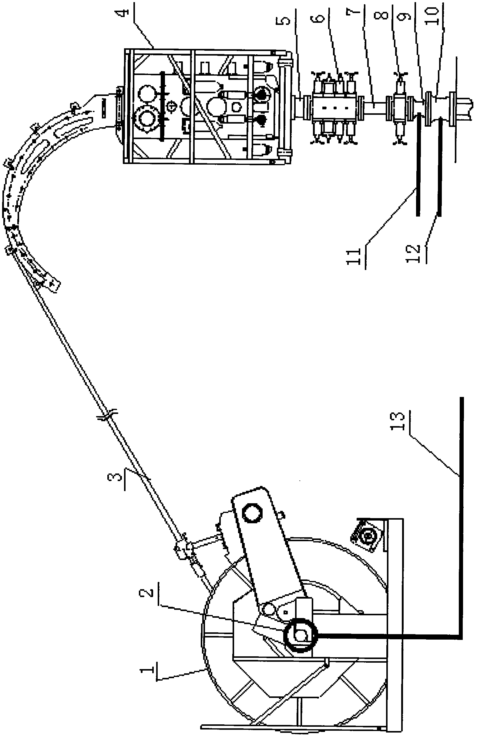 Well drilling method of through tubing of gas lift under-balanced coiled tubing