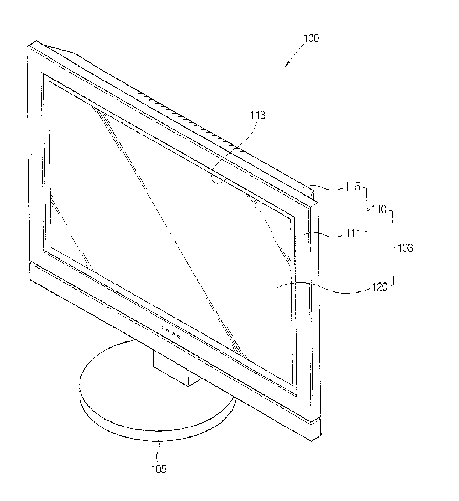 Cooling fan unit and display apparatus having the same