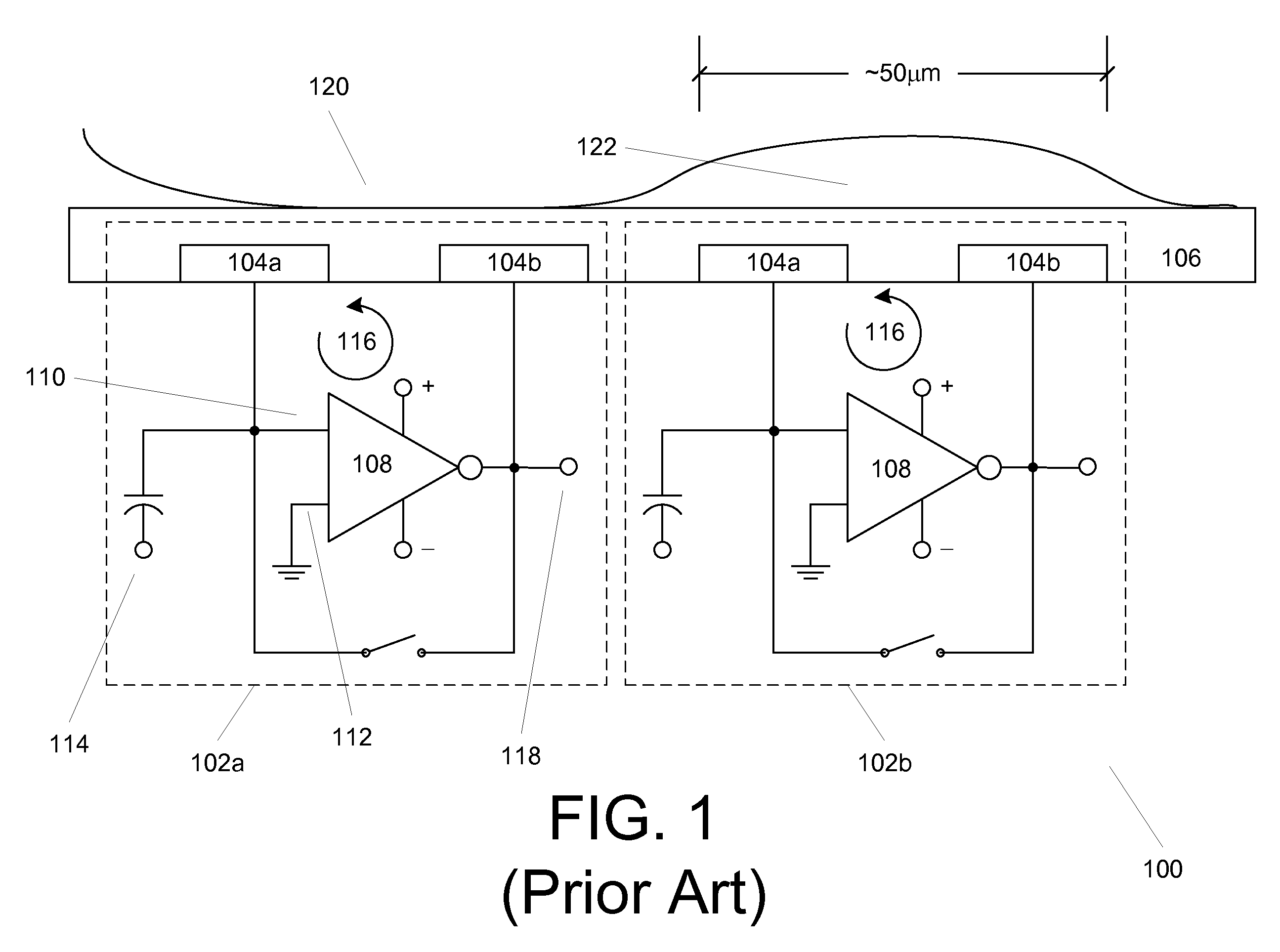 Sensitivity capacitive sensor