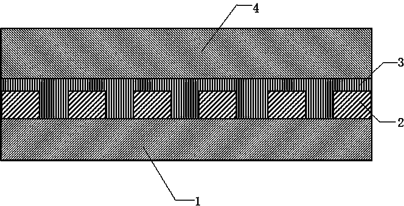 Superconductivity nanometer single photon detecting chip and preparing process thereof