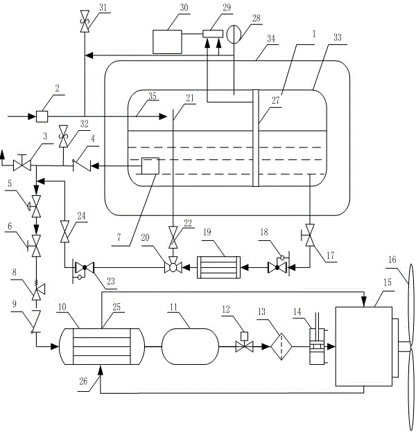 Universal aircraft power system with liquefied natural gas (LNG) as fuel and fuel supply method of universal aircraft power system