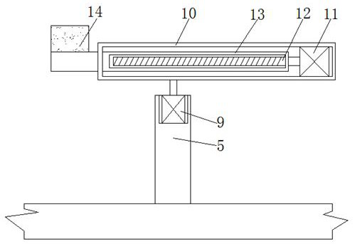 Electrified high-voltage line foreign matter removing device