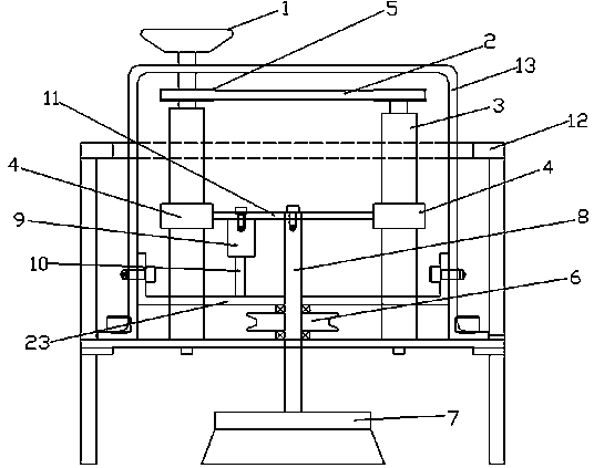 Disc brush motor detecting station