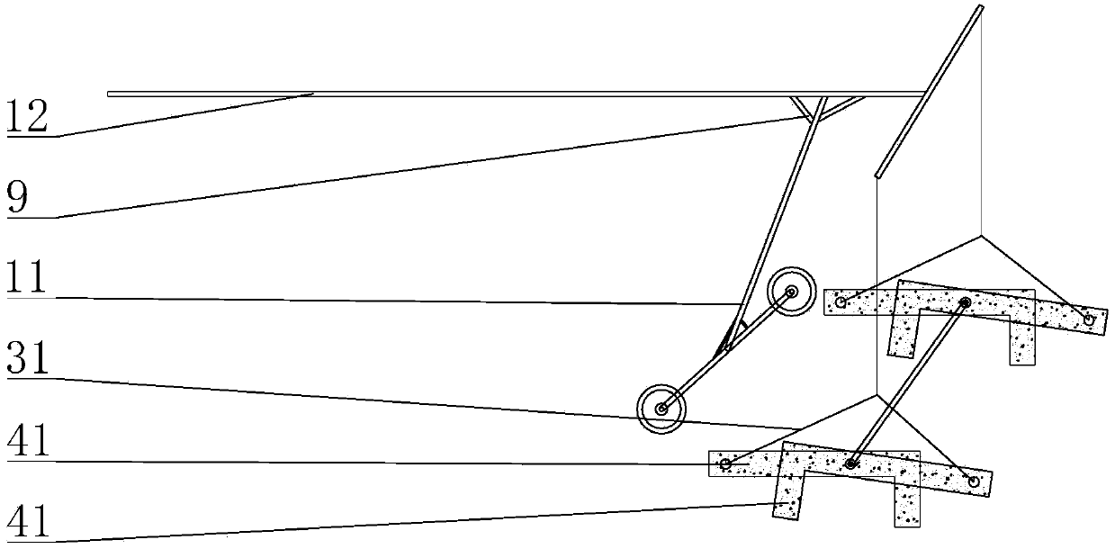 Gravity type mounting and lifting working clamp for kerb