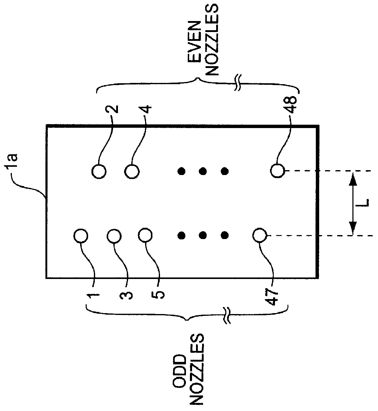 Circuit and method for controlling print heads of ink-jet printer