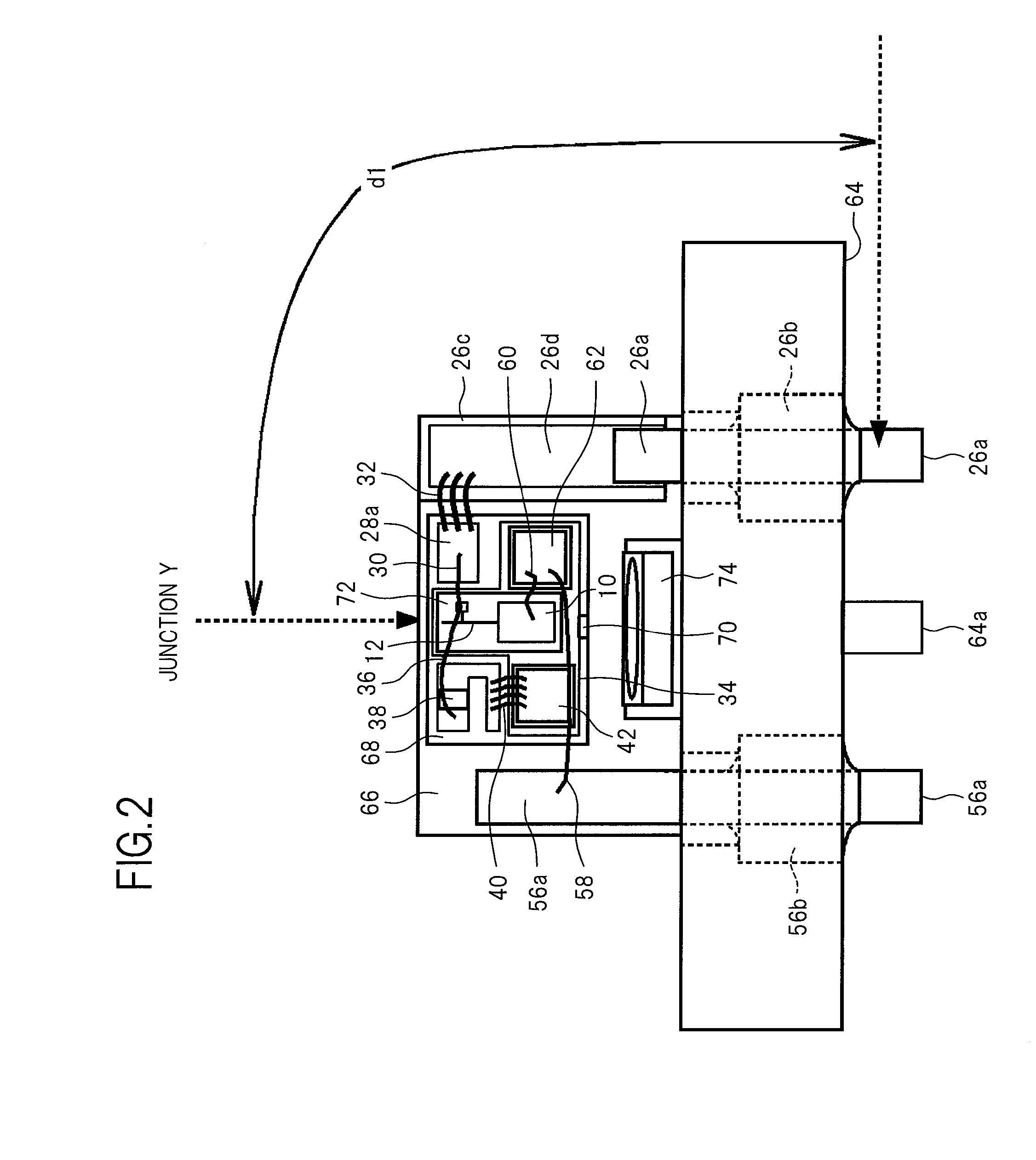 Optical transmitter device and optical transmitter module