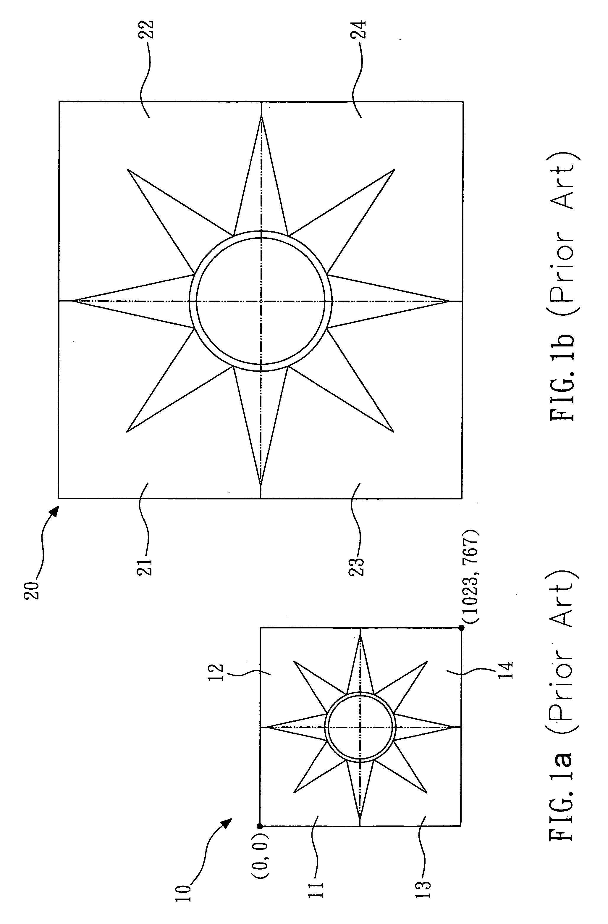 Image enlarging method and TV wall using the same