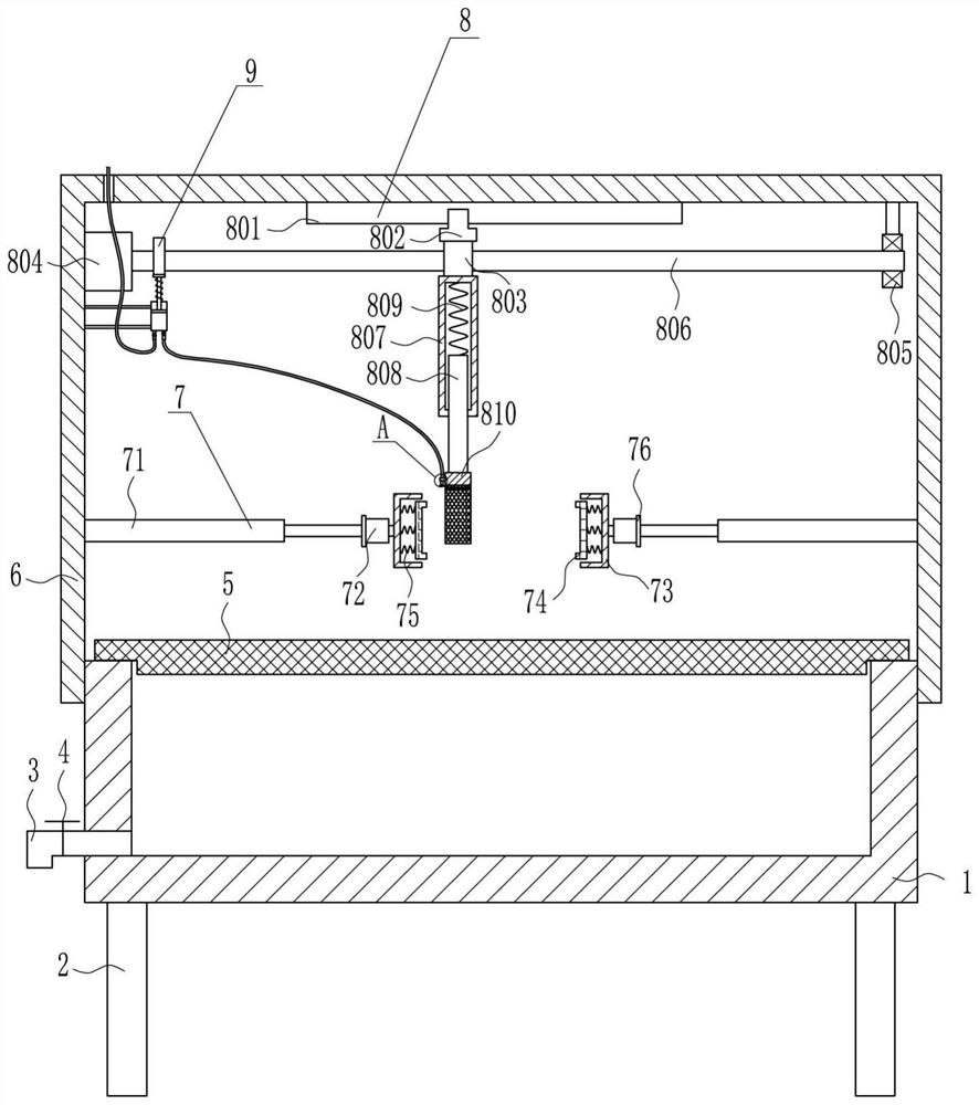 Glue removing device for electronic product production