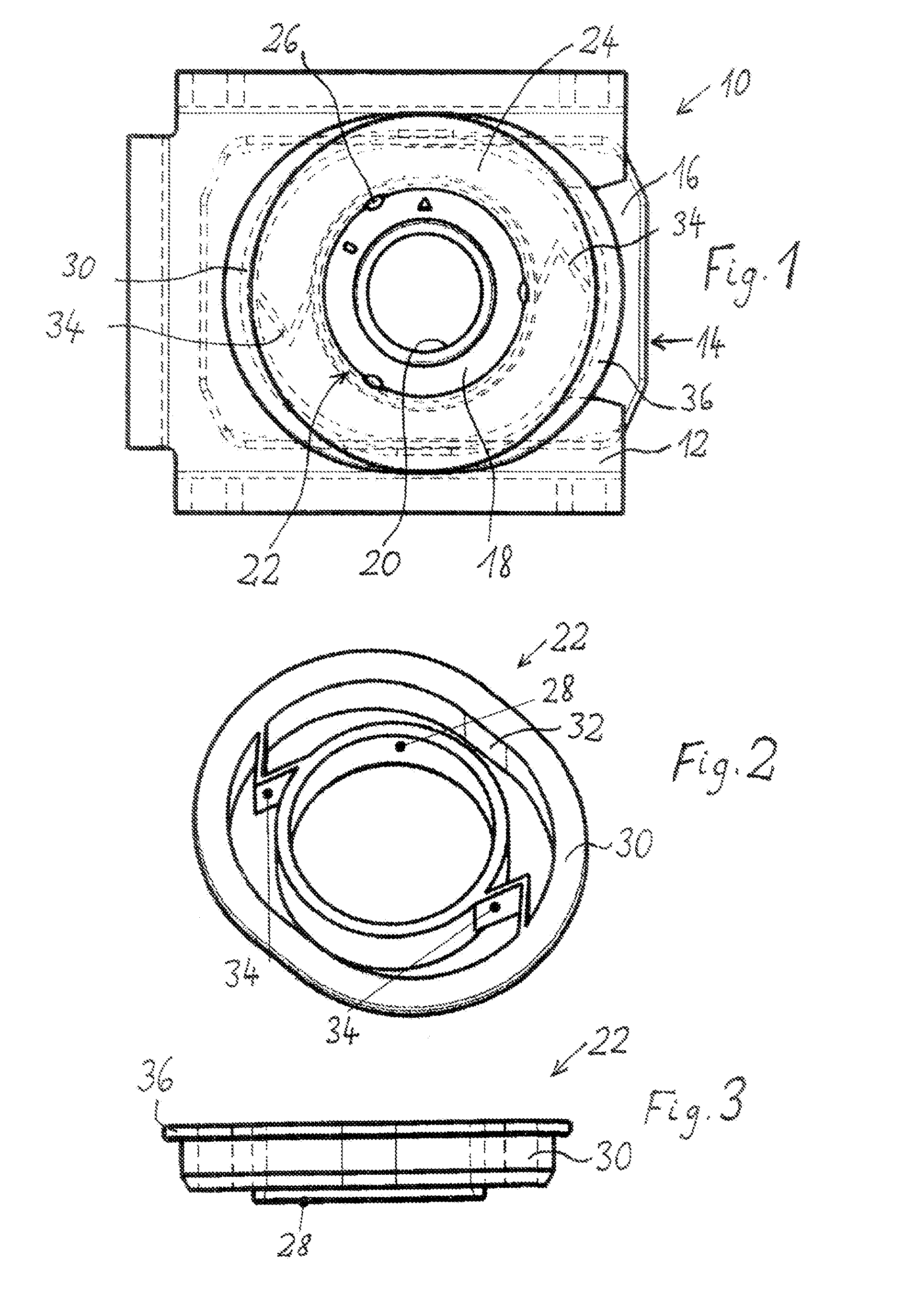 Self-centring cage nut