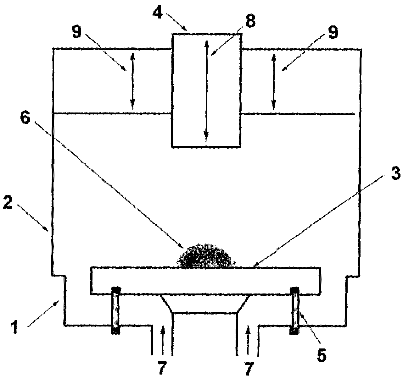 High power microwave plasma diamond film deposition device