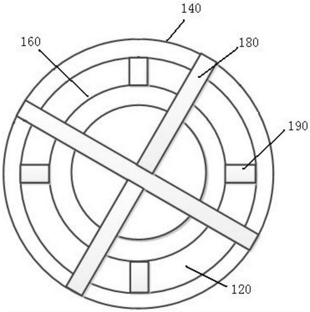 Air-cooling dry type air-core reactor structure