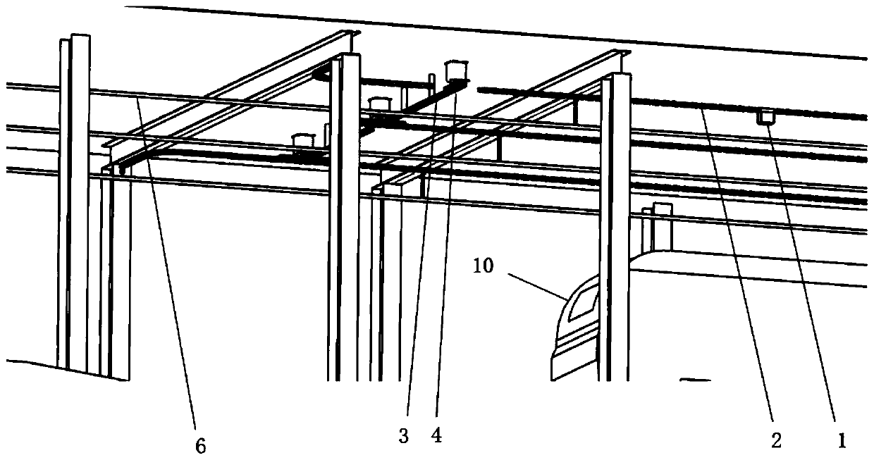 Automatic inspection equipment for rail vehicle roof and inspection method thereof