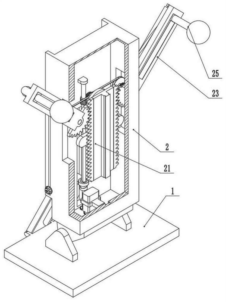 Postoperative nursing rehabilitation exercise device for breast department