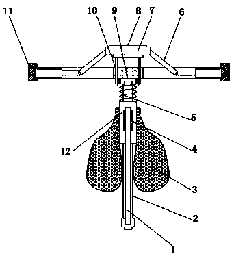 Clothes twining prevention device for pulsator semi-automatic washing machine