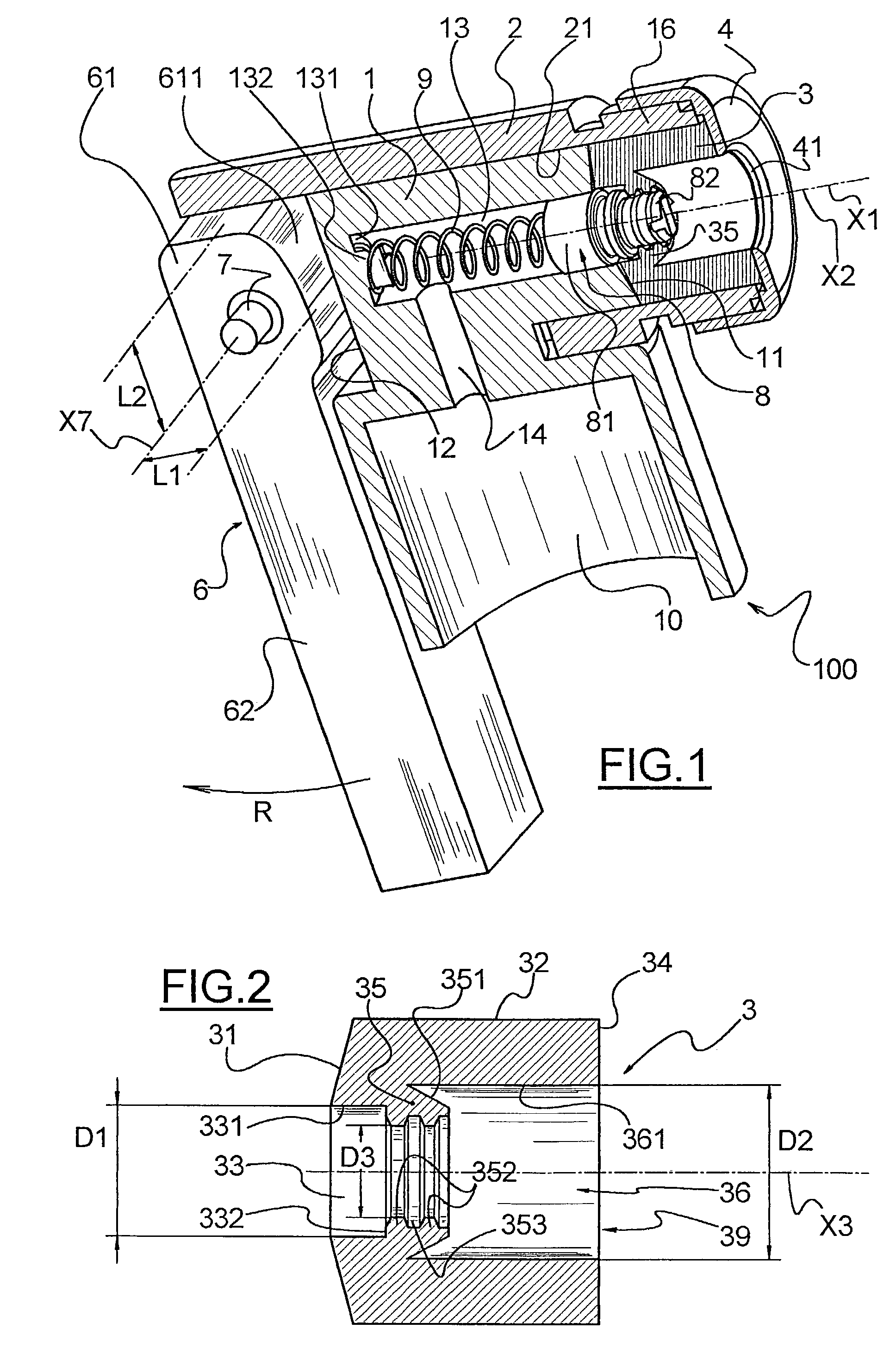 Connector for an inflation device compatible with several types of valve