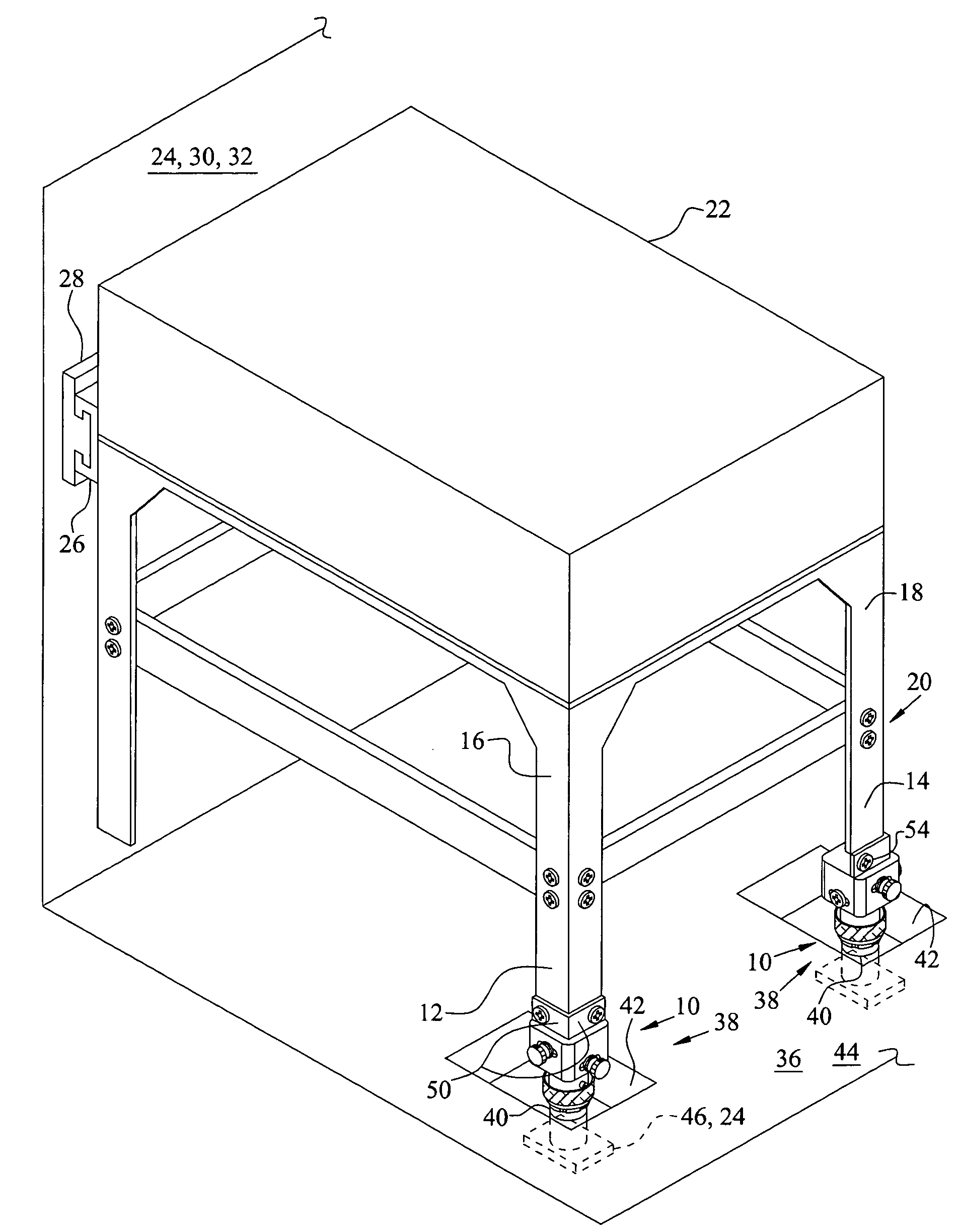 Adjustable adapter assembly