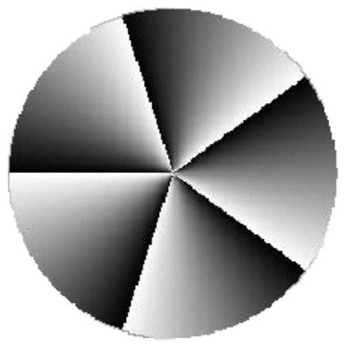 Vortex light-based micro-vibration detection device for constant-rotating-speed rotating object