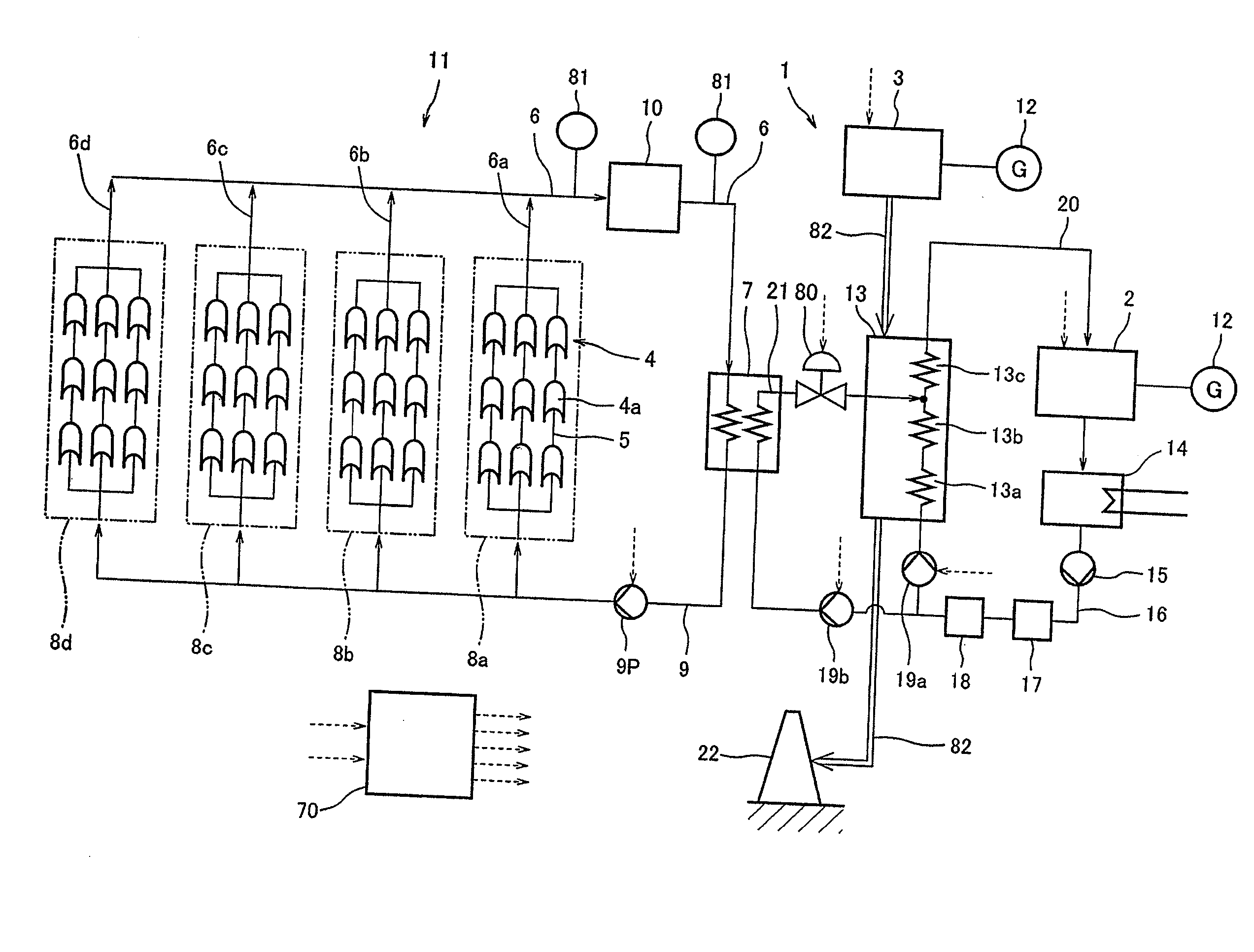 Thermal Electric Power Generation System, Heating Medium Supply System, and Temperature Fluctuation Suppressing Device