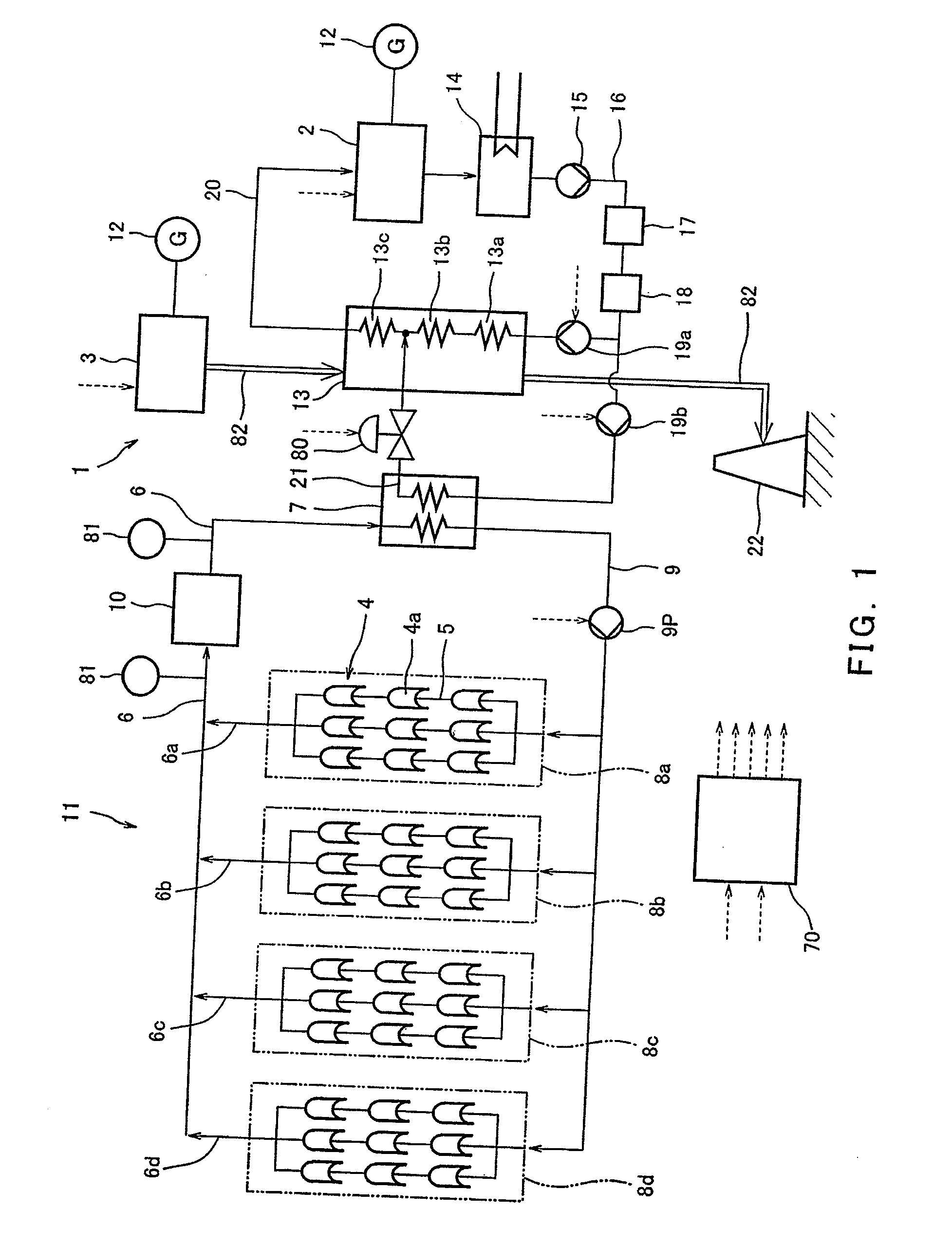 Thermal Electric Power Generation System, Heating Medium Supply System, and Temperature Fluctuation Suppressing Device