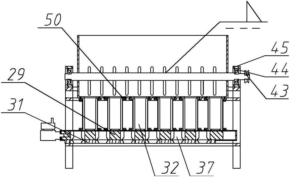 Walnut shell breaking, kernel taking and separating device and application method thereof