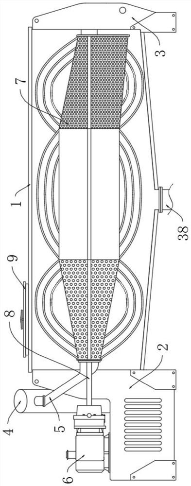 Mixing device for composite bio-fertilizer production and use method of mixing device