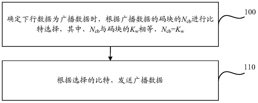 Method for transmitting and storing downlink data, base station and terminal