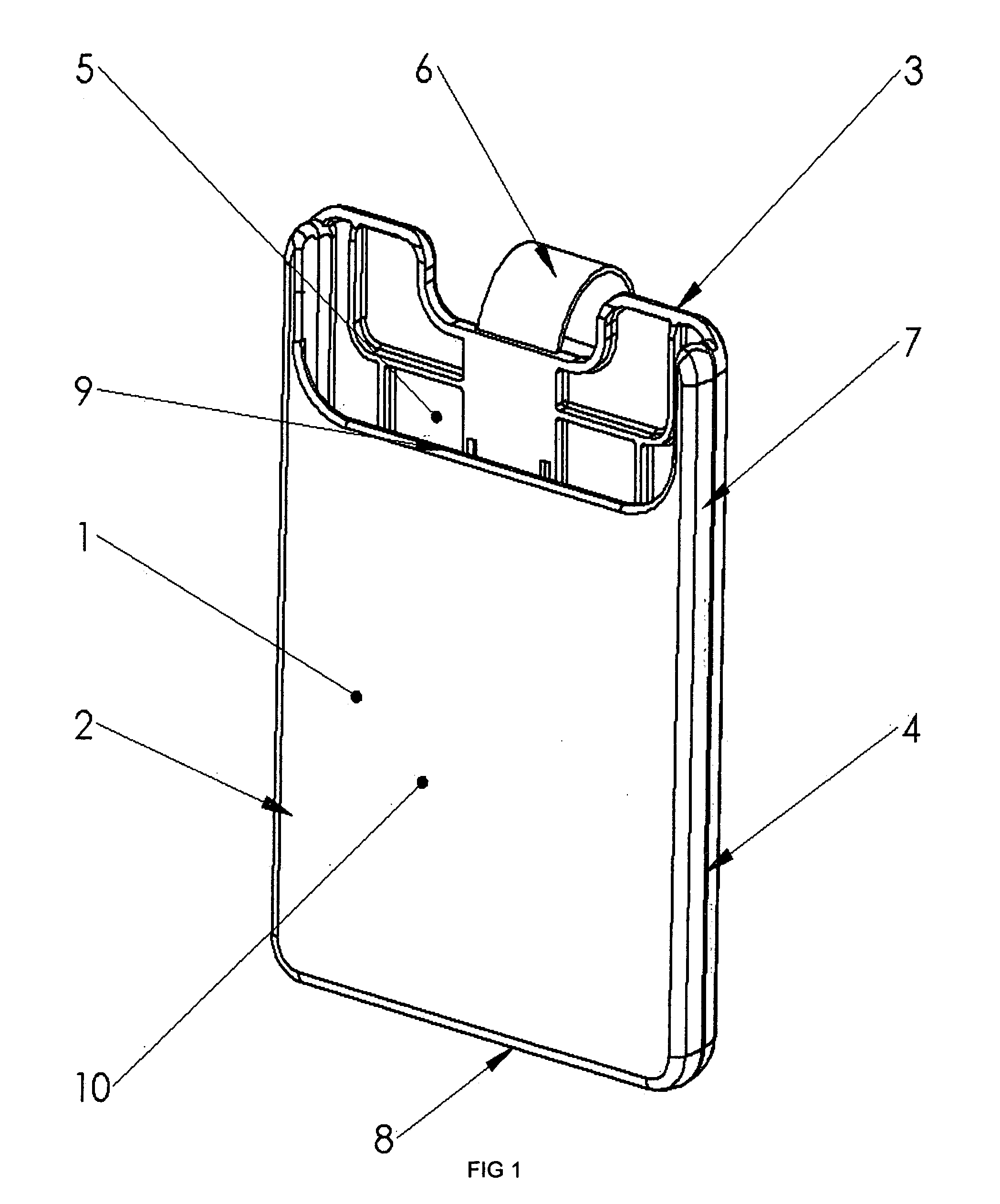 Card Holder-Reader for Wallet Sized Cards