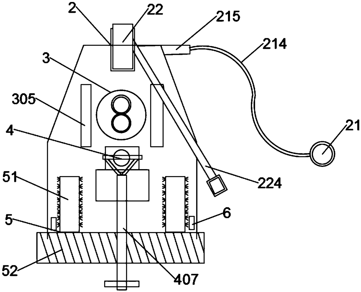 Deep ploughing fertilizer applicator suitable for fertilizing prunus cerasifera in orchard