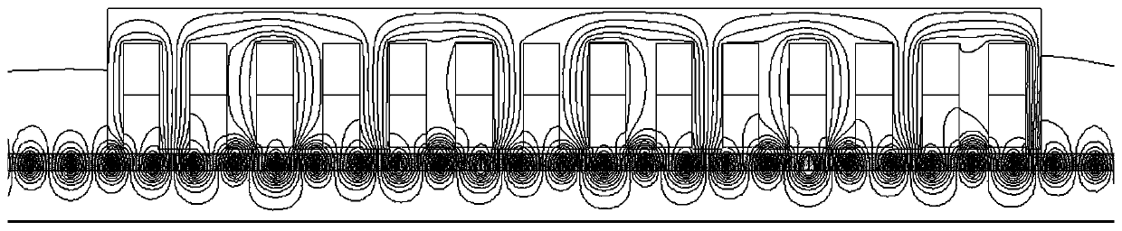 Fractional-pole two-phase vernier permanent magnet linear motor