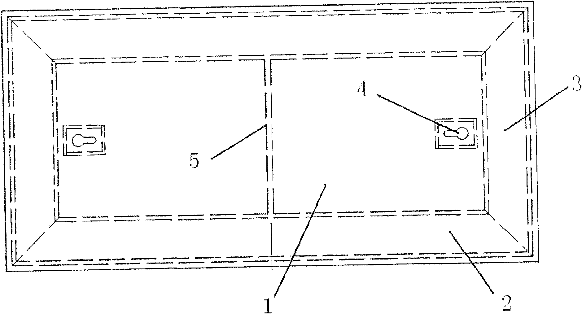 Trench steel cover board component