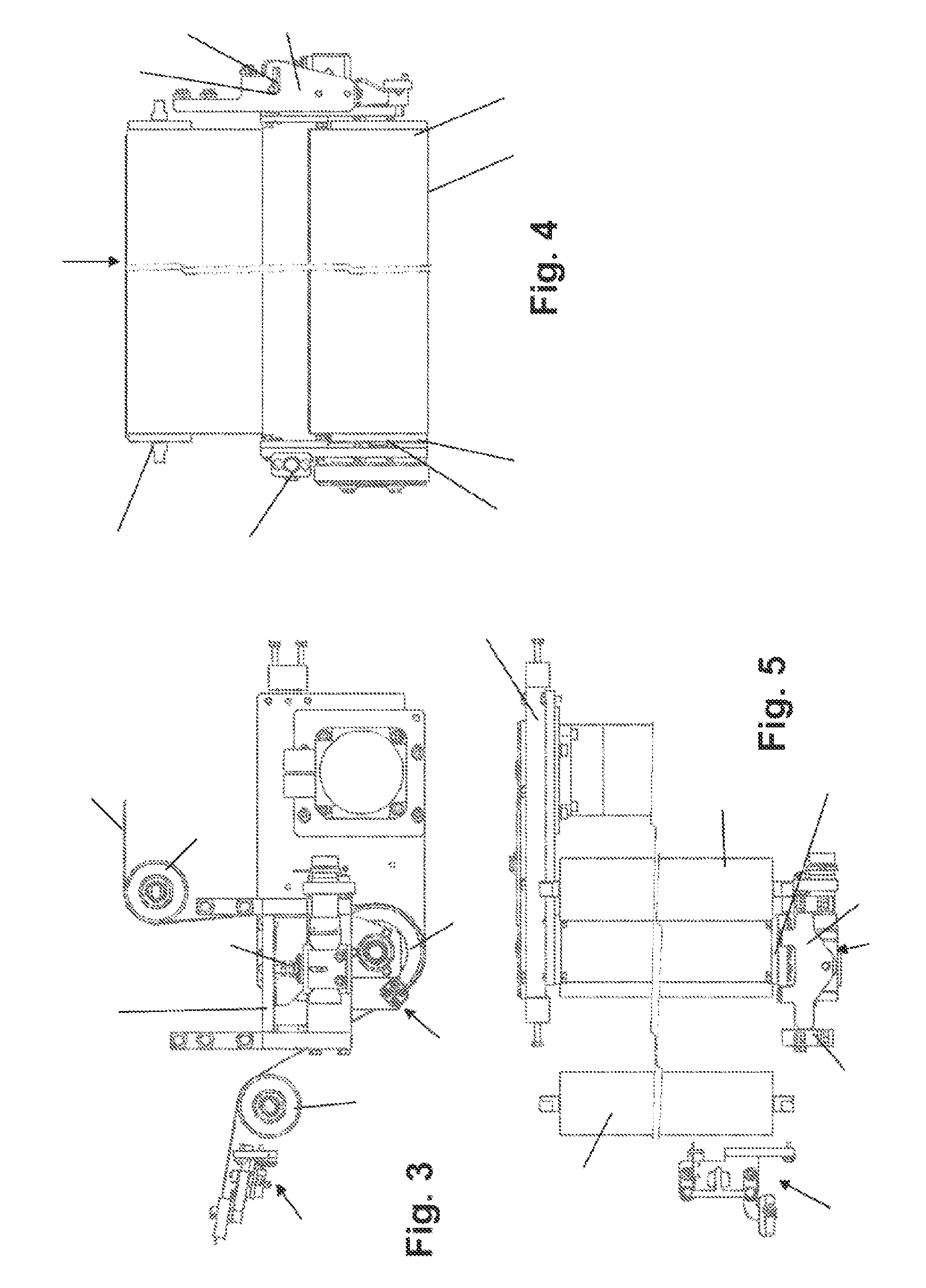 Device for regulating the linear stability of a belt