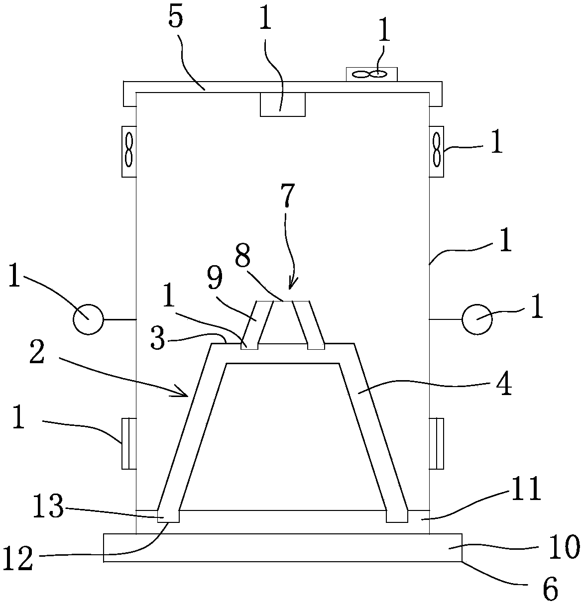 Snail slime extracting device used for bio-pharmaceuticals or cosmetics