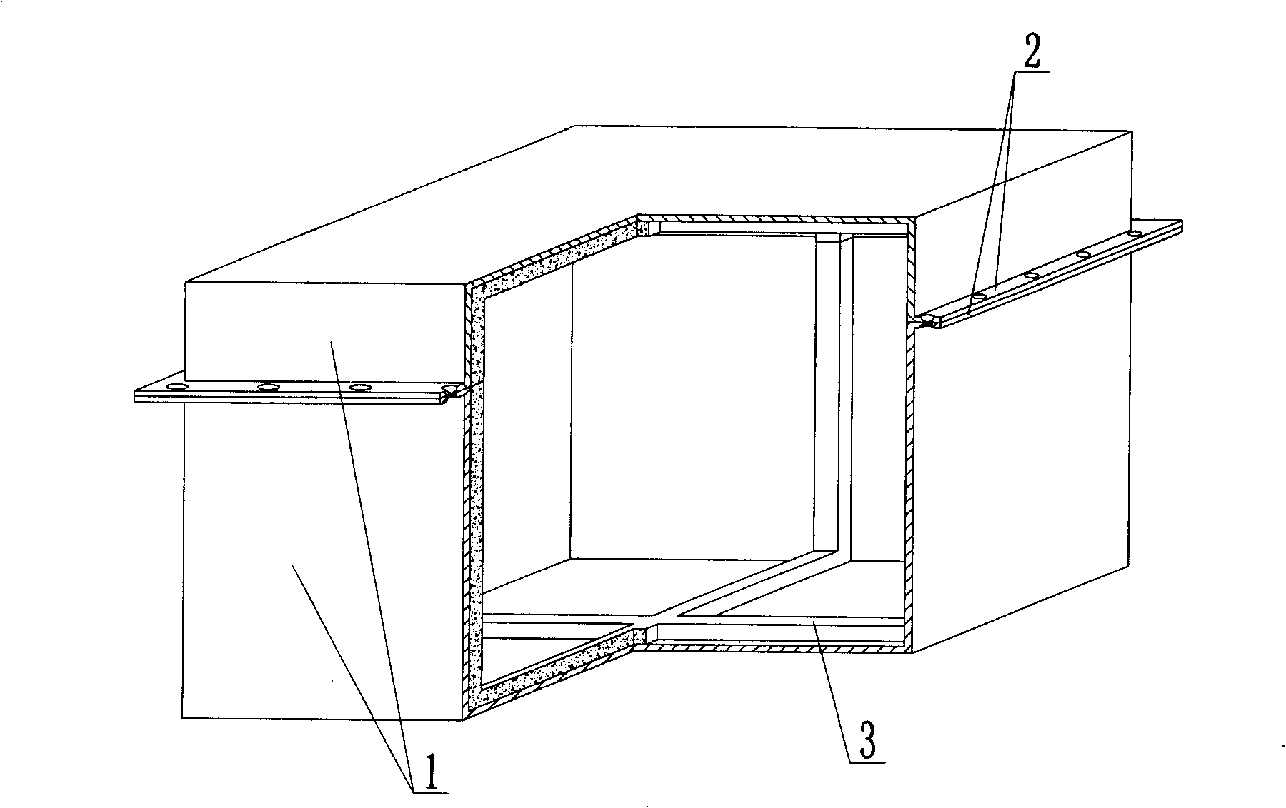 Press mould molding box