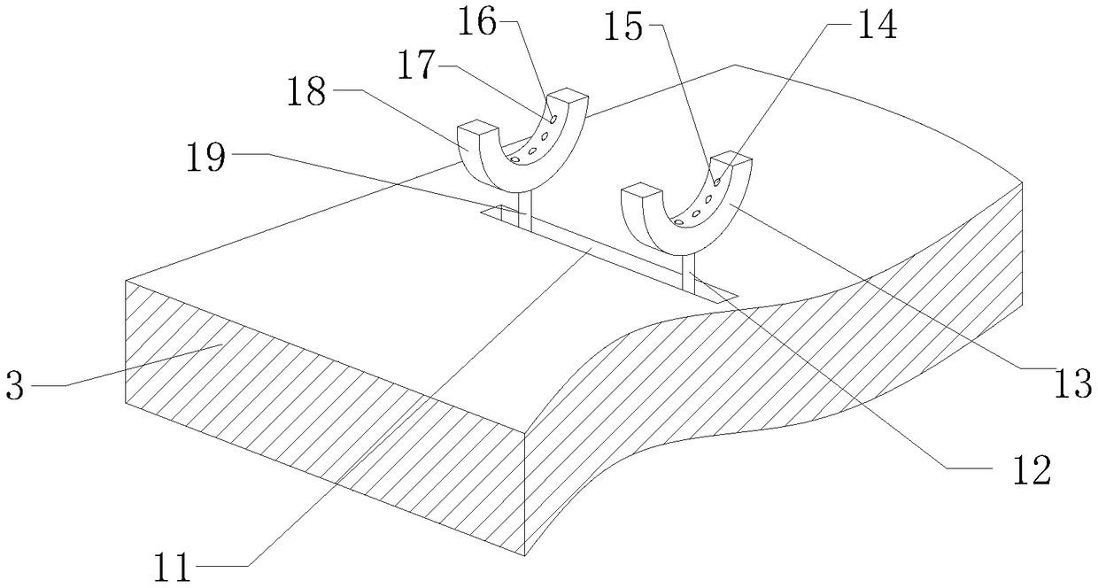 Softening device for plastic product bending machining