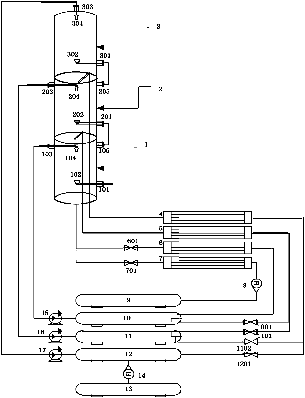 Multistage reverse cycle ammonia absorption process