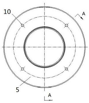 A composite elastic element with multiple free surfaces