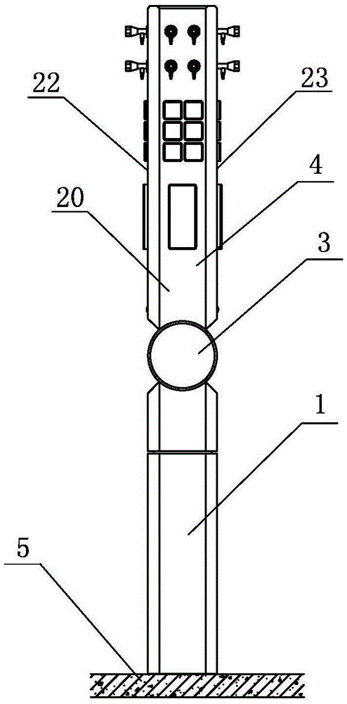 Universal multifunctional column