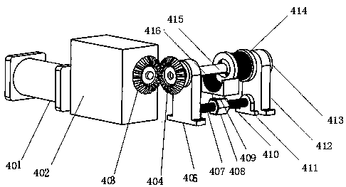 Transmission mechanism suitable for waist rehabilitation robot and control method