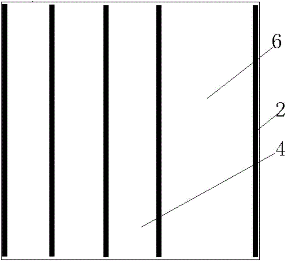 Interconnection structure between solar laminated cells and solar laminated cell