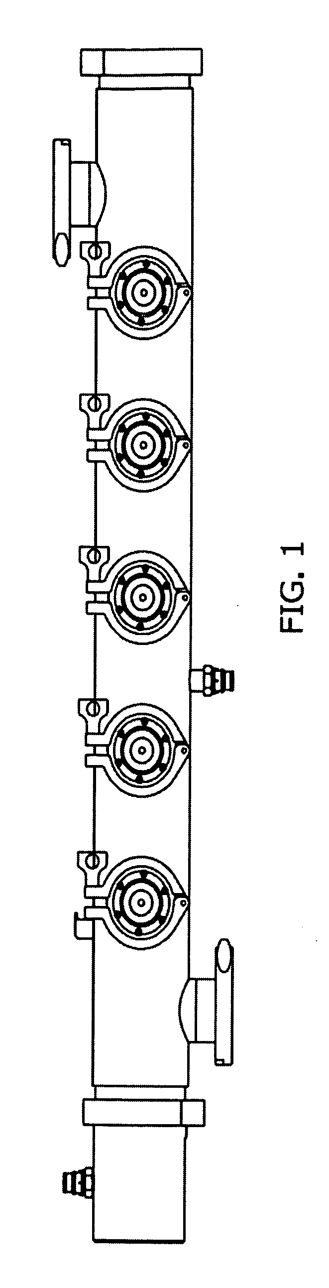 System and method for container sterilization using UV light source