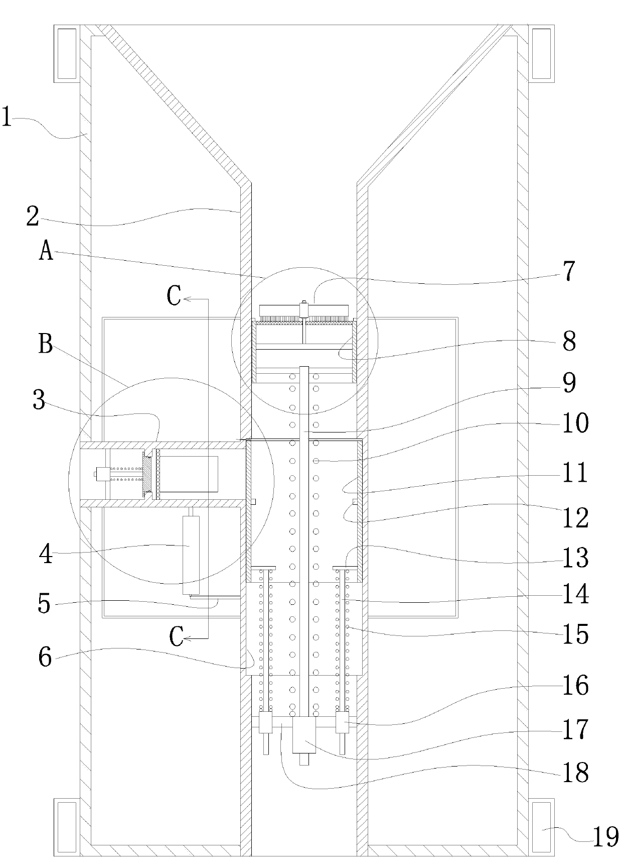 Overwater garbage collection device