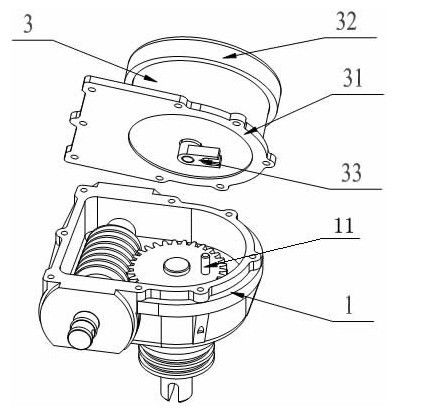 Gear box with position indication function