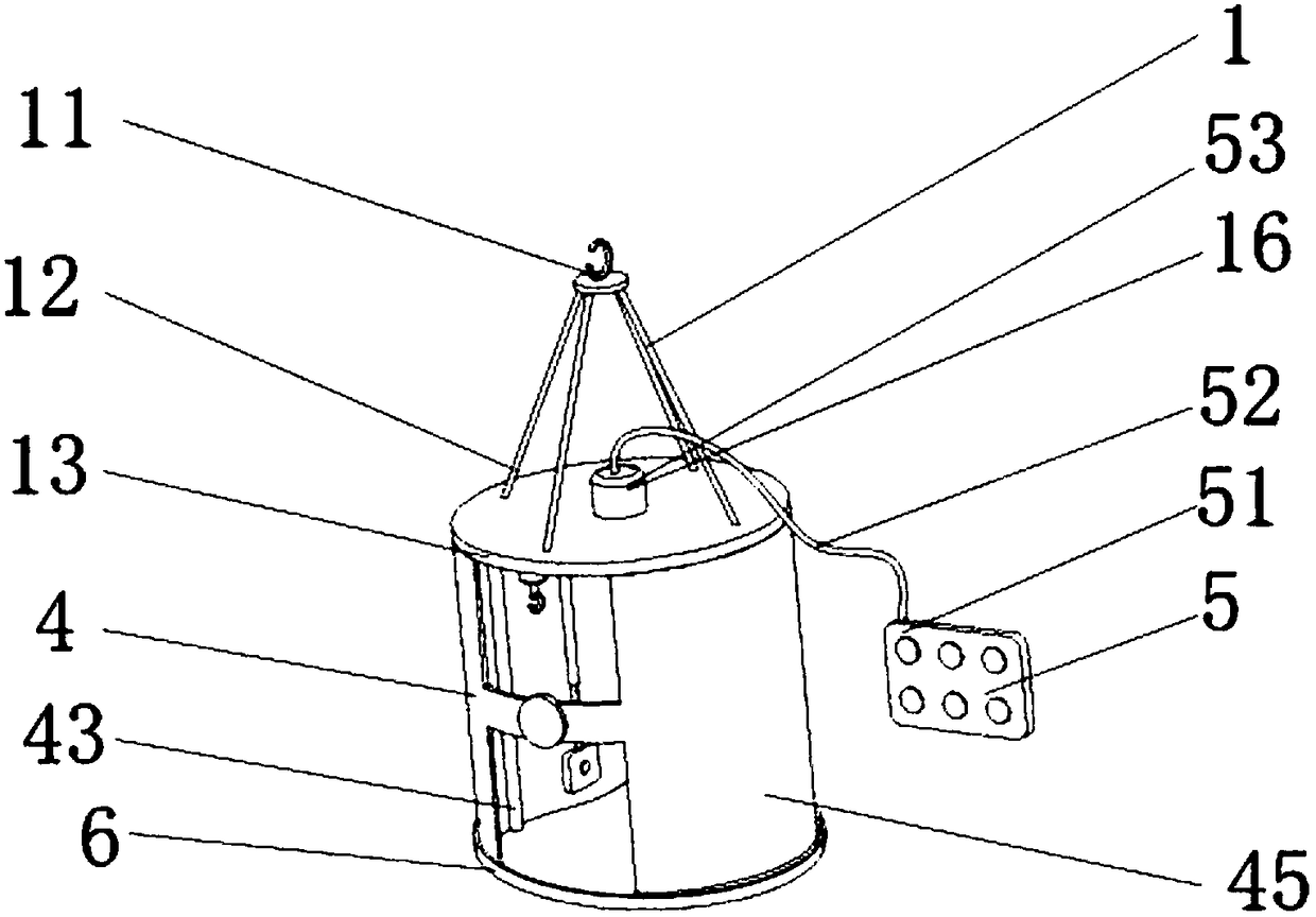 Cell preparation intravenous infusion bag cell concentration monitoring and mixing device