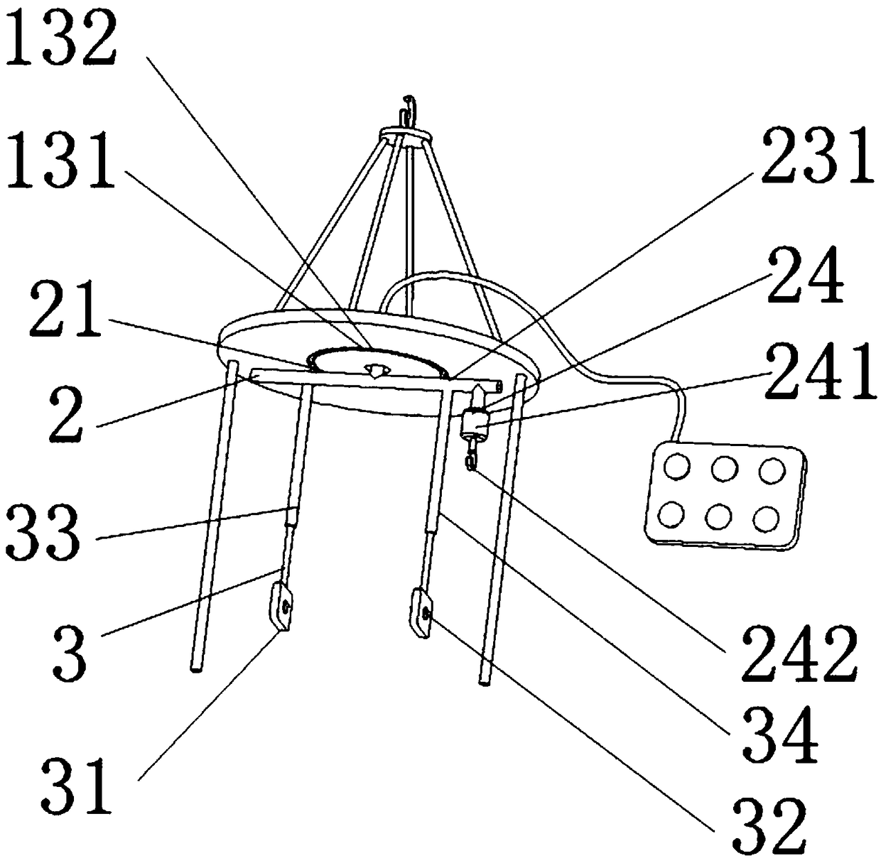 Cell preparation intravenous infusion bag cell concentration monitoring and mixing device