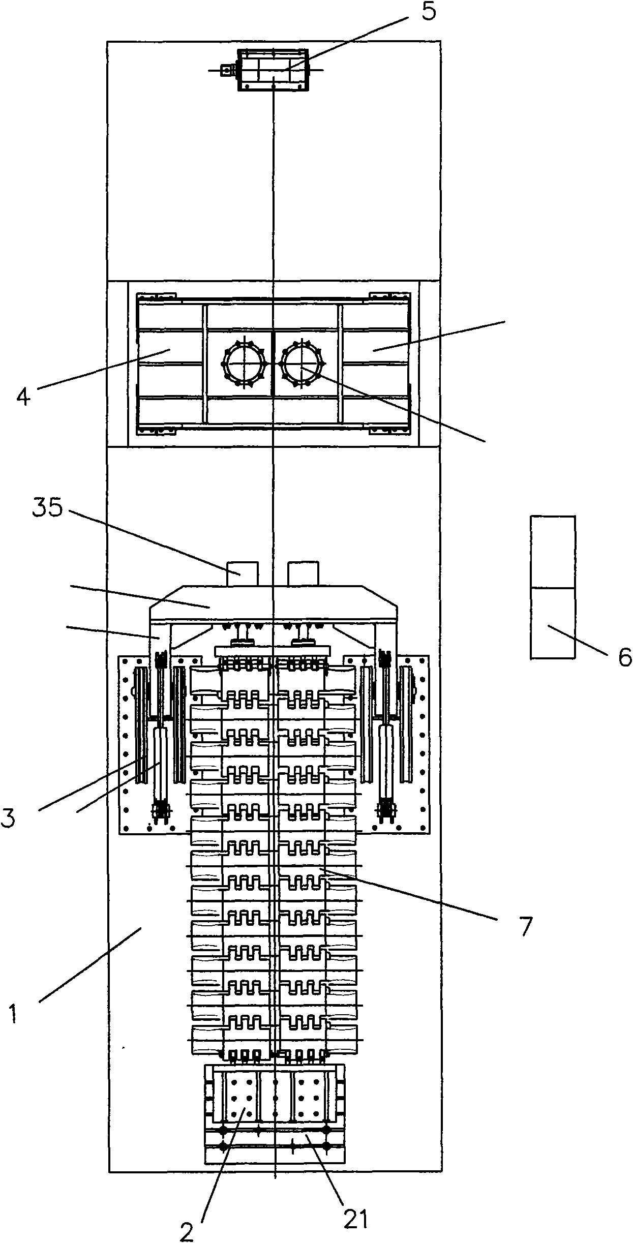 Creeper tread quality test device and test method thereof