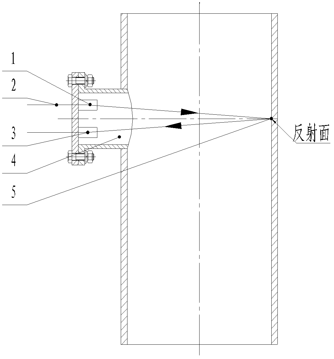 Holographic detection device and method for gas content in GIS switch