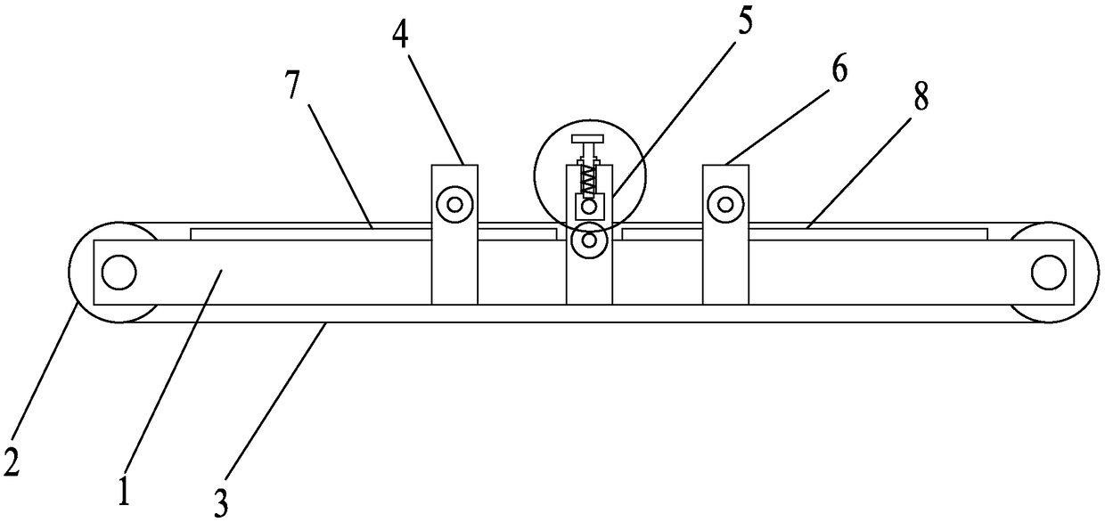 Leather splitting device