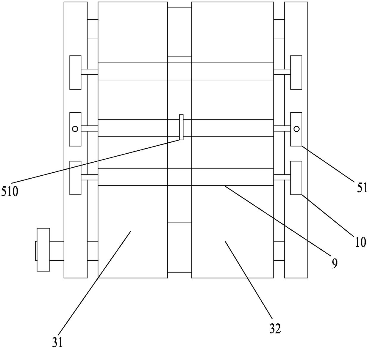 Leather splitting device