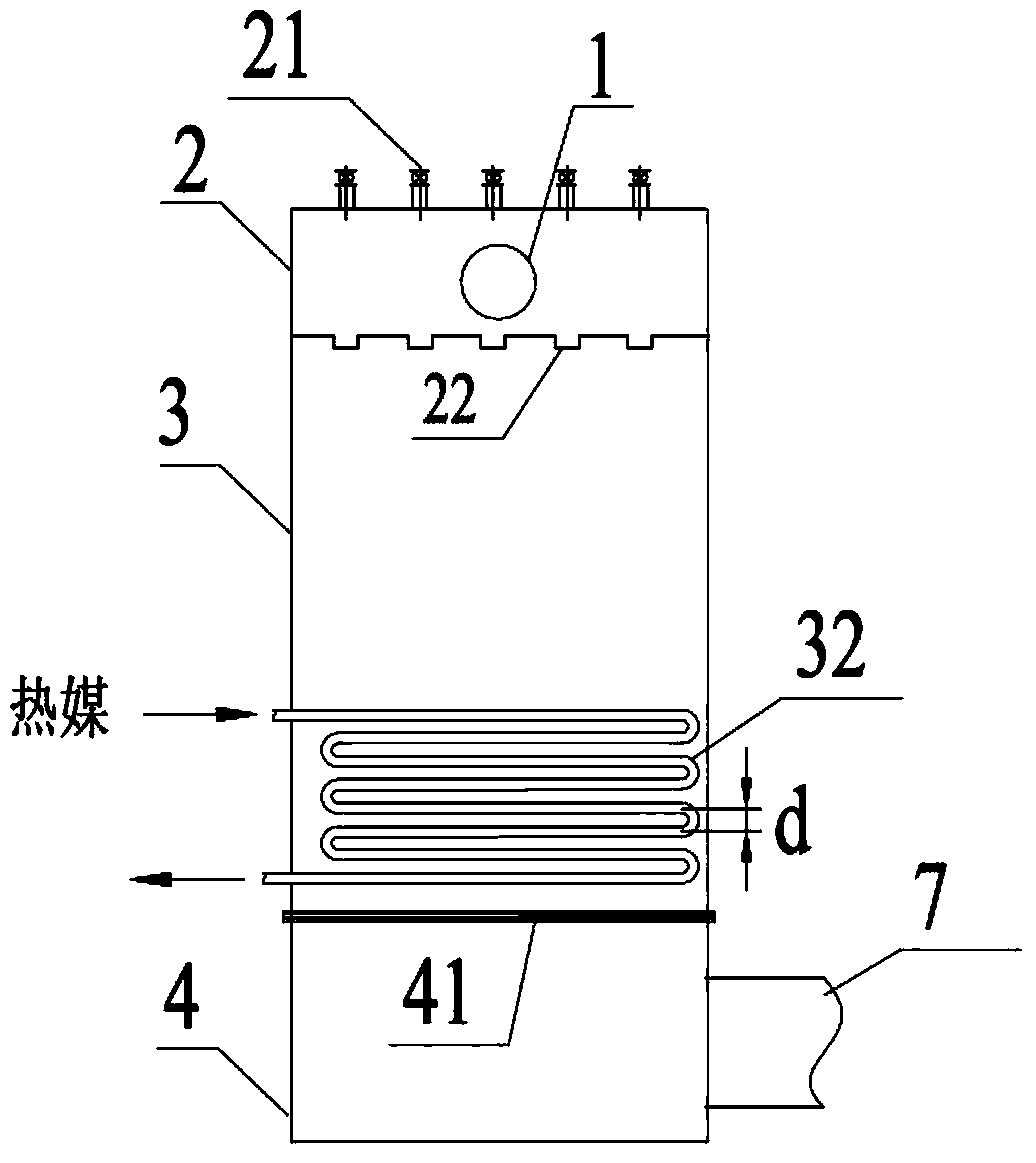 Double-chamber fluidized bed sludge dryer